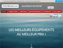 Tablet Screenshot of produitnautique.com